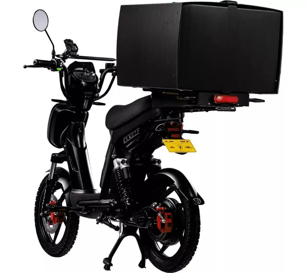 ESKUTA SX-250 Series 4 Cargo Electric Bike - Matte Black - Image 2