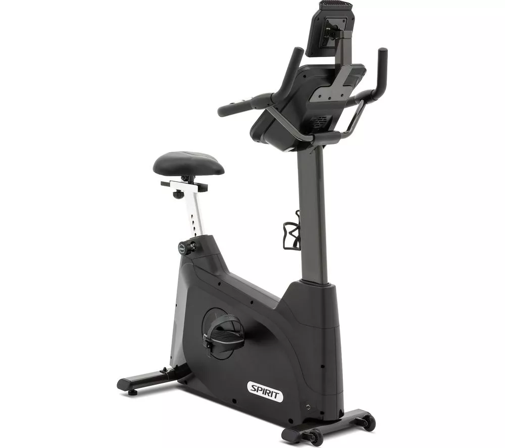 SPIRIT XBU55ENT Smart WiFi Upright Exercise Bike - Black - Image 3