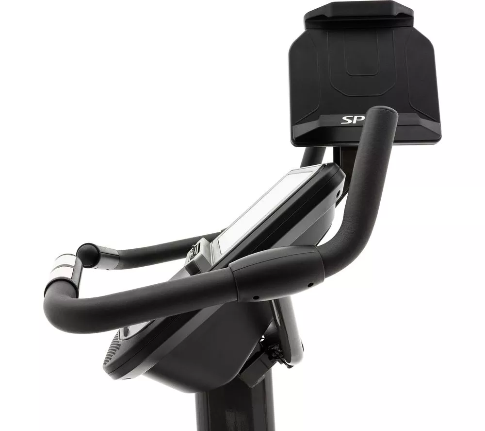 SPIRIT XBU55ENT Smart WiFi Upright Exercise Bike - Black - Image 5