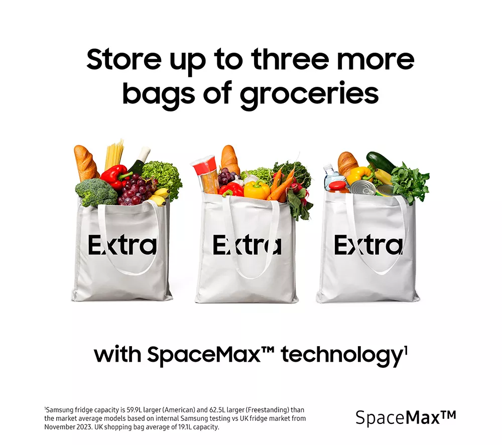 SAMSUNG Bespoke AI Series 8 On-device Bixby RS80F66KBTEU American-Style Fridge Freezer - Silver - Image 5