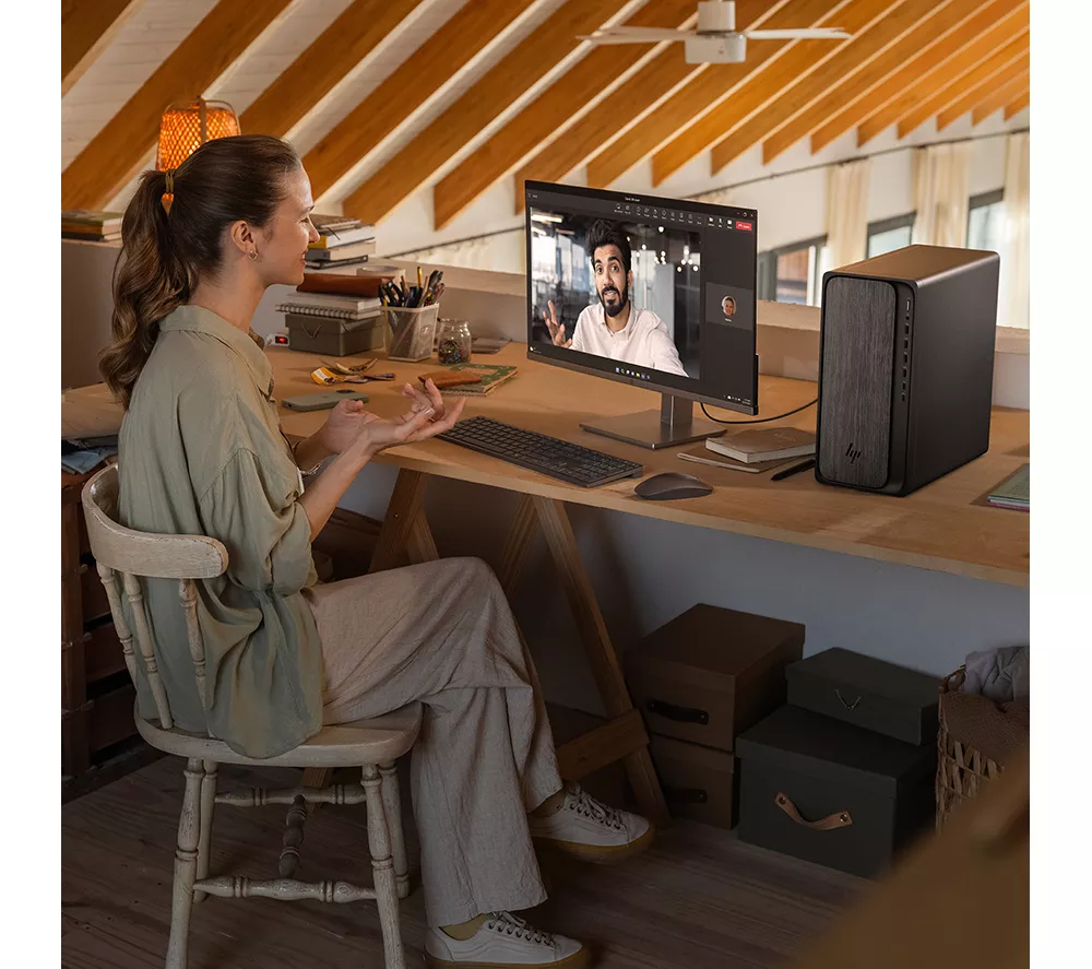 HP OmniDesk M02-0000na Desktop PC - AMD Ryzen 5, 512 GB SSD, Grey Wood - Image 15