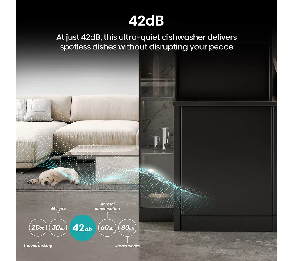 HISENSE HV673A60UK Full-size Fully Integrated WiFi-enabled Dishwasher - Image 6