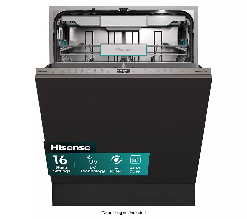 HISENSE UV Clean HV693A60UVADUK Full-size Fully Integrated WiFi-enabled Dishwasher