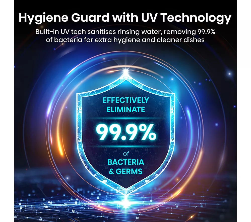 HISENSE UV Clean HV693A60UVADUK Full-size Fully Integrated WiFi-enabled Dishwasher