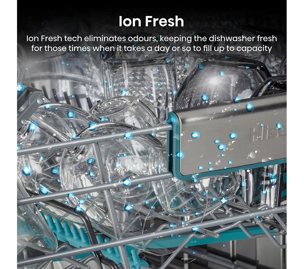 HISENSE UV Clean HV693A60UVADUK Full-size Fully Integrated WiFi-enabled Dishwasher