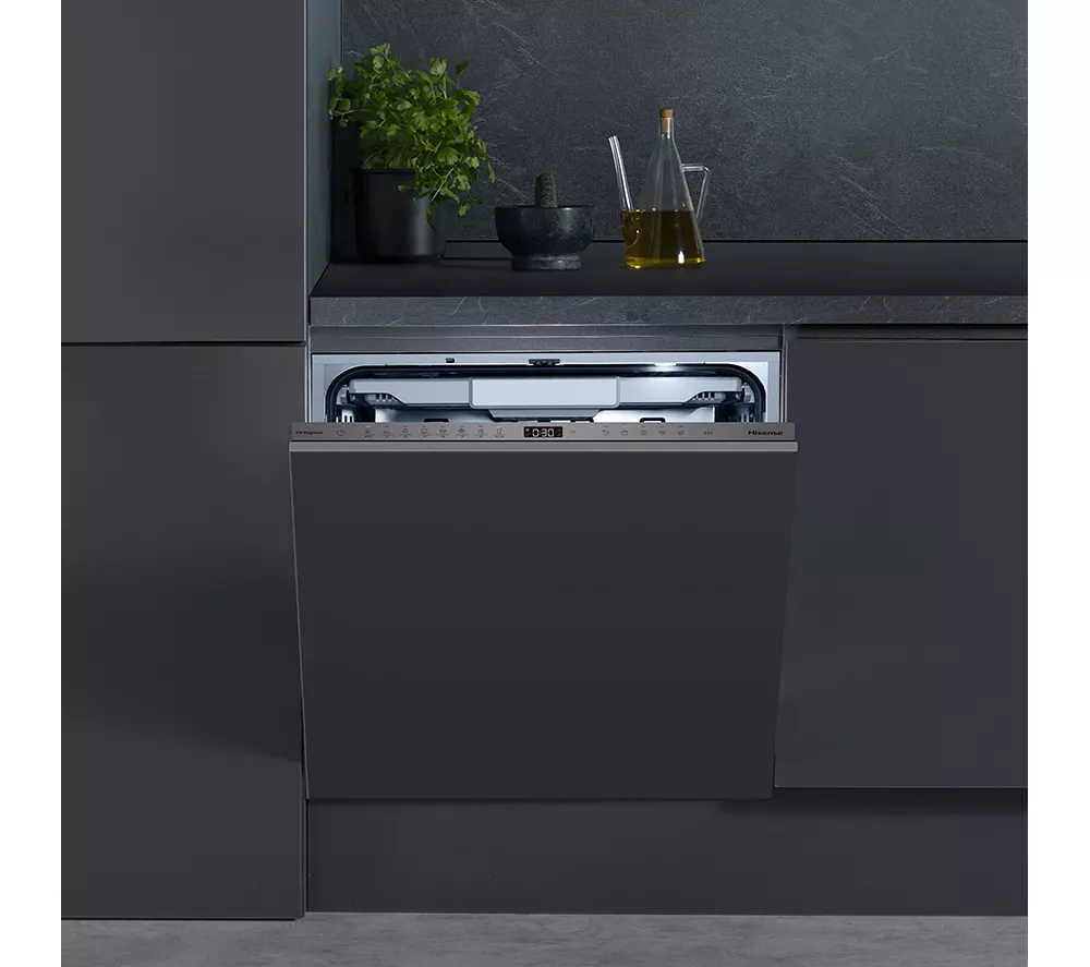 HISENSE UV Clean HV693A60UVADUK Full-size Fully Integrated WiFi-enabled Dishwasher