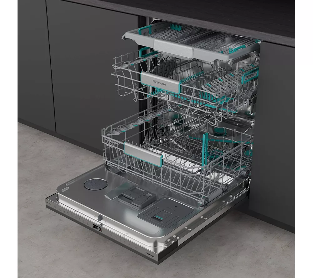HISENSE UV Clean HV693A60UVADUK Full-size Fully Integrated WiFi-enabled Dishwasher