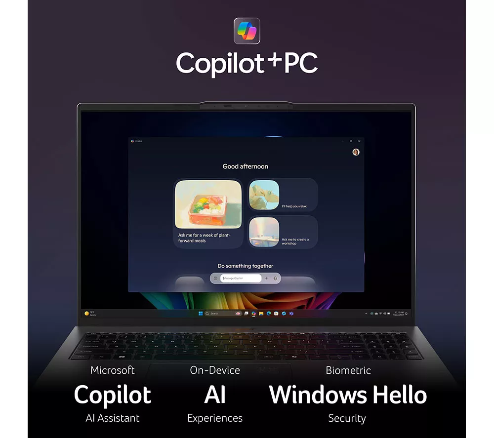 ACER Swift Go 16 OLED 16" Laptop, Copilot+ PC - AMD Ryzen AI 7, 1 TB SSD, Grey