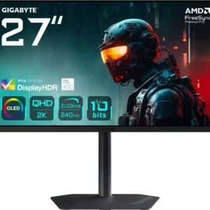 GIGABYTE MO27Q2 Quad HD 27" OLED Gaming Monitor - Black