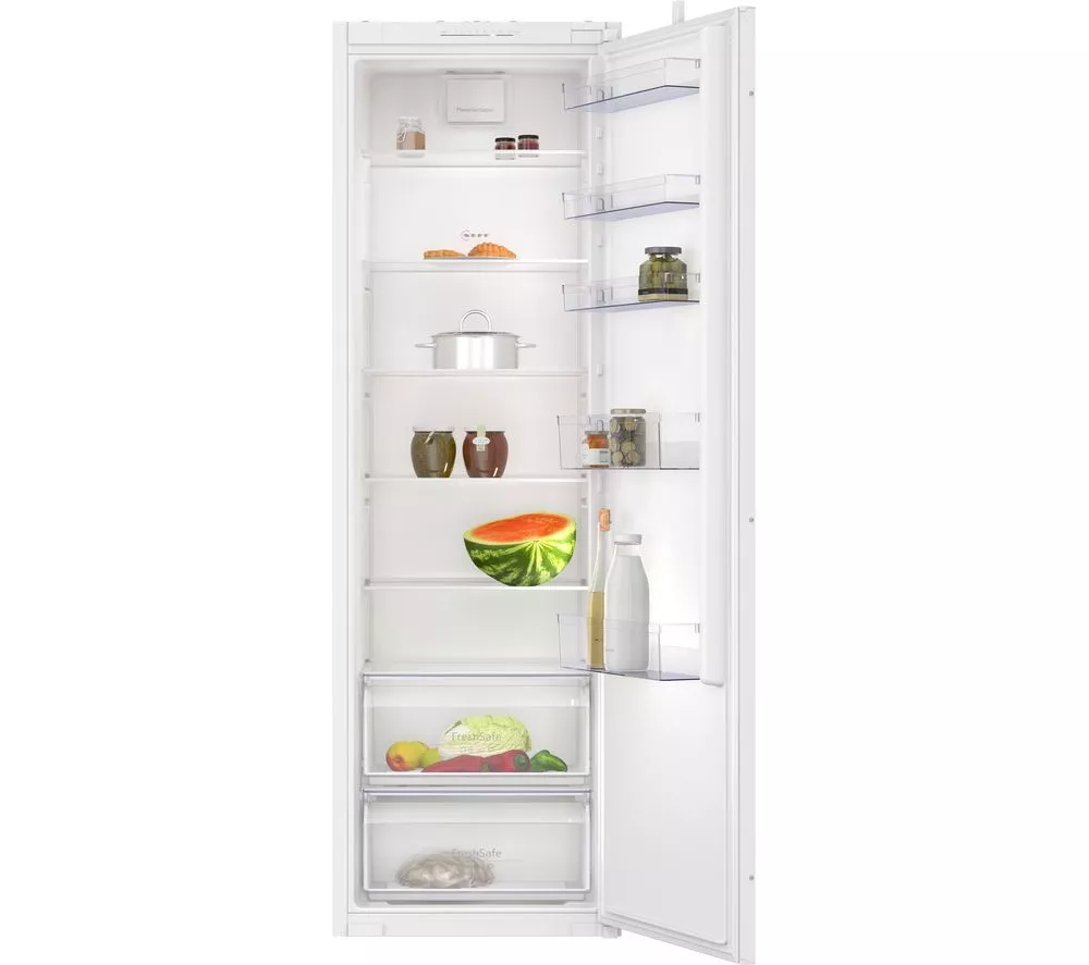 NEFF N30 KI1811SE0G Integrated Tall Fridge - Sliding Hinge