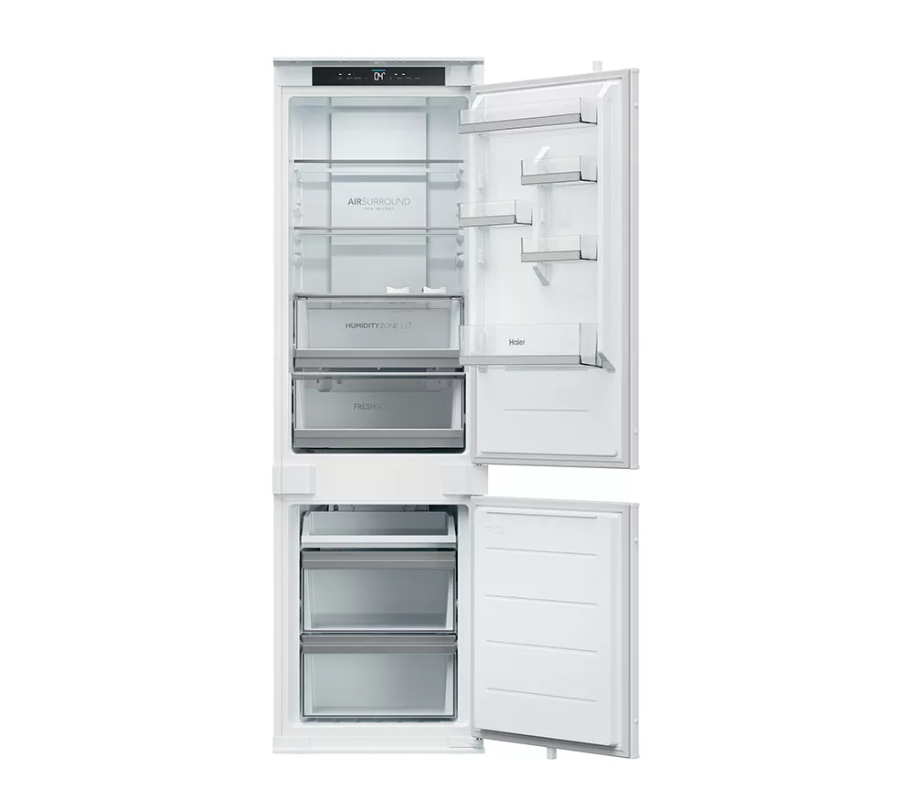 HAIER HBQW5518EK-UK Integrated Smart 70/30 Fridge Freezer - Sliding Hinge
