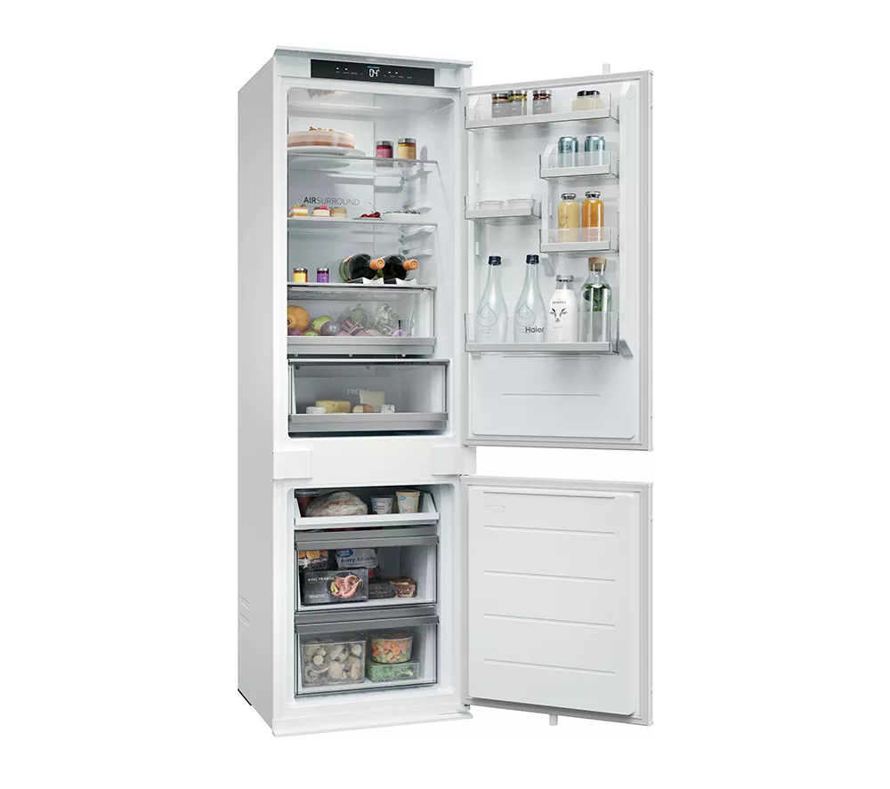 HAIER HBQW5518EK-UK Integrated Smart 70/30 Fridge Freezer - Sliding Hinge