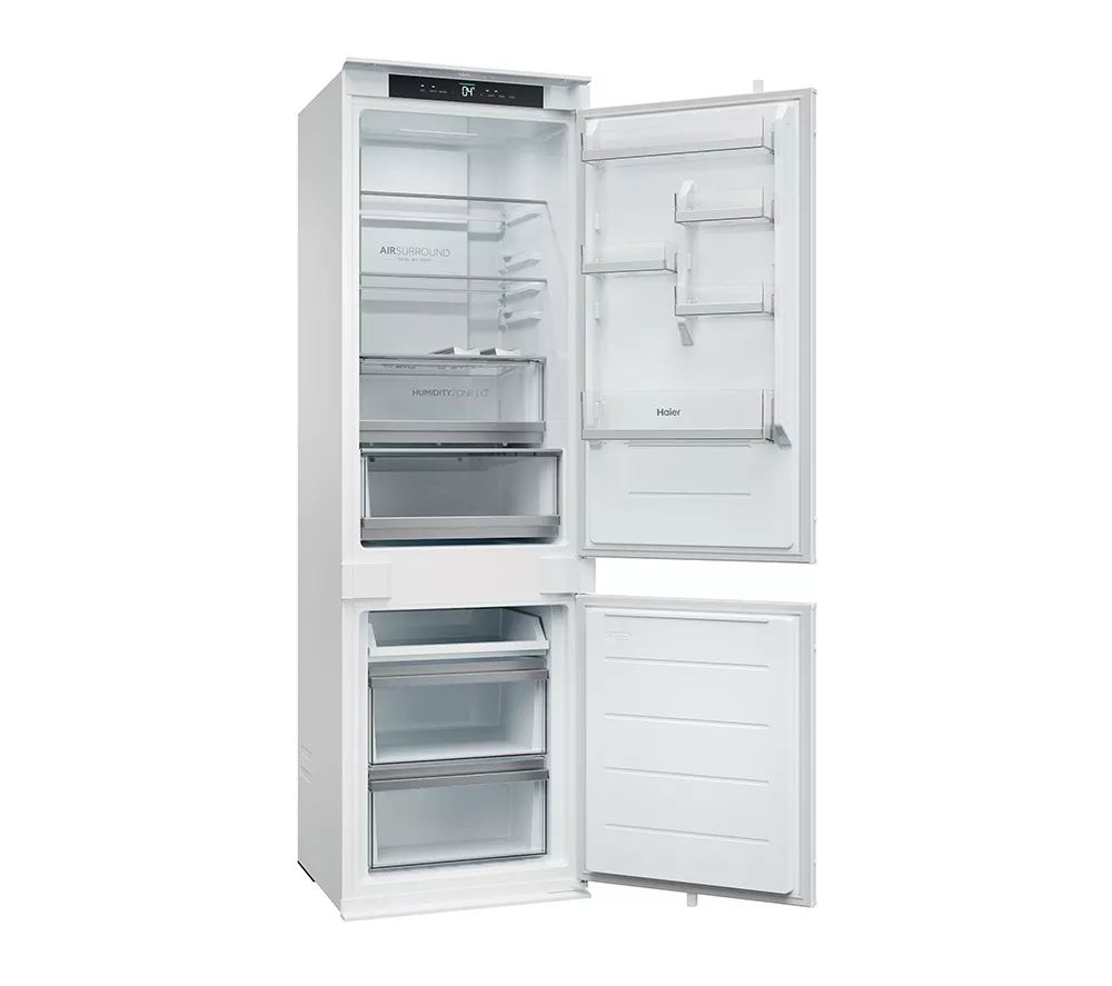 HAIER HBQW5518EK-UK Integrated Smart 70/30 Fridge Freezer - Sliding Hinge