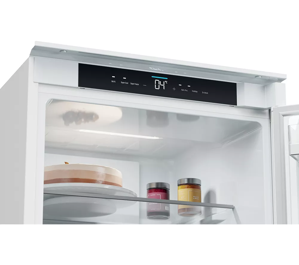 HAIER HBQW5518EK-UK Integrated Smart 70/30 Fridge Freezer - Sliding Hinge
