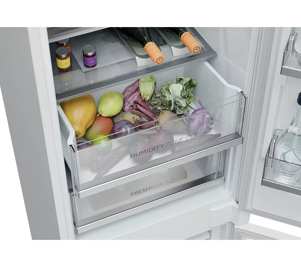 HAIER HBQW5518EK-UK Integrated Smart 70/30 Fridge Freezer - Sliding Hinge