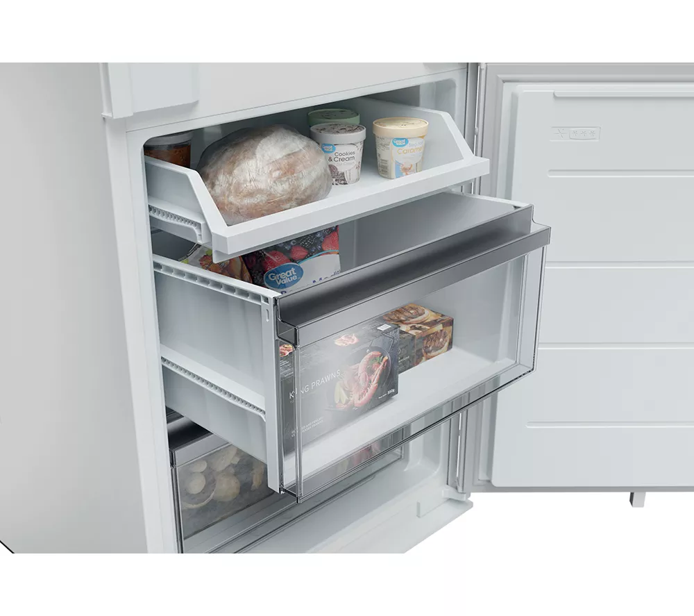 HAIER HBQW5518EK-UK Integrated Smart 70/30 Fridge Freezer - Sliding Hinge