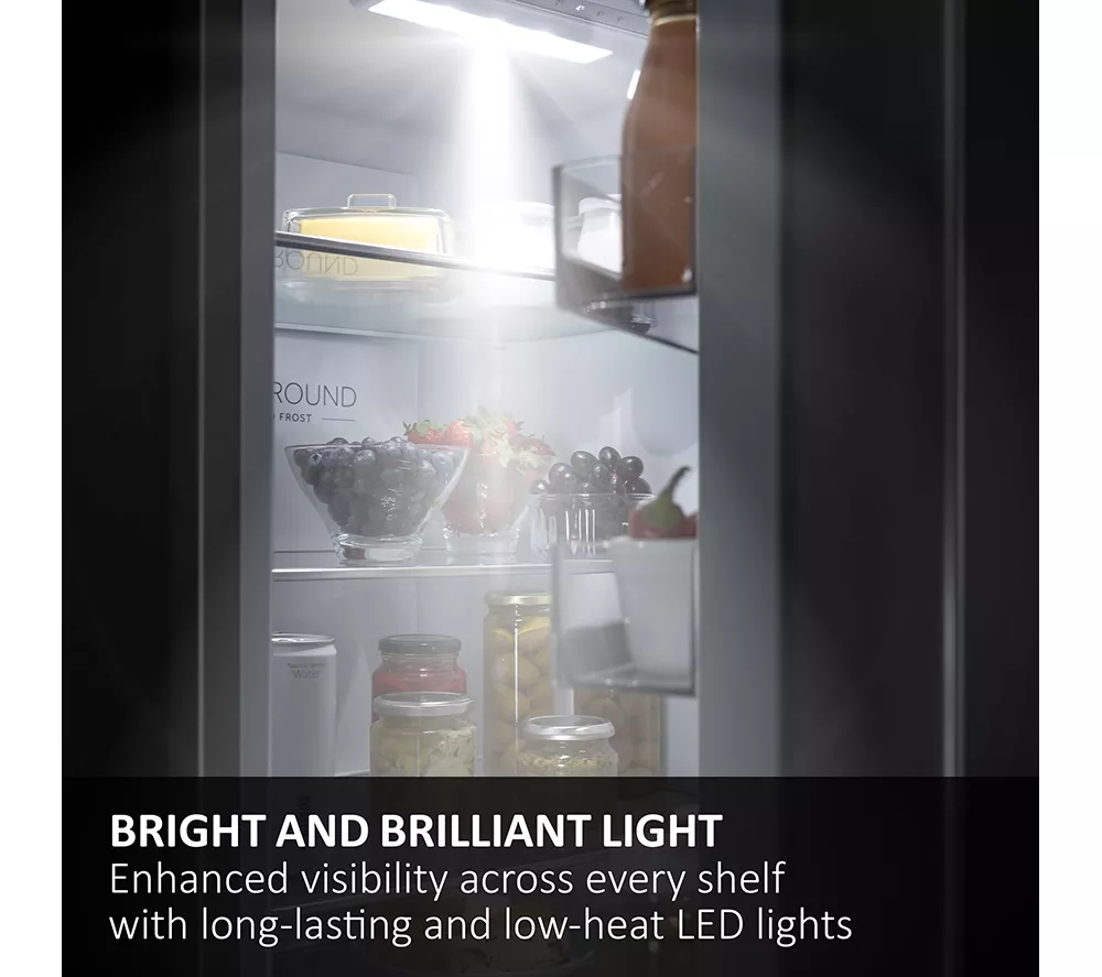 HAIER HBQW5518EK-UK Integrated Smart 70/30 Fridge Freezer - Sliding Hinge
