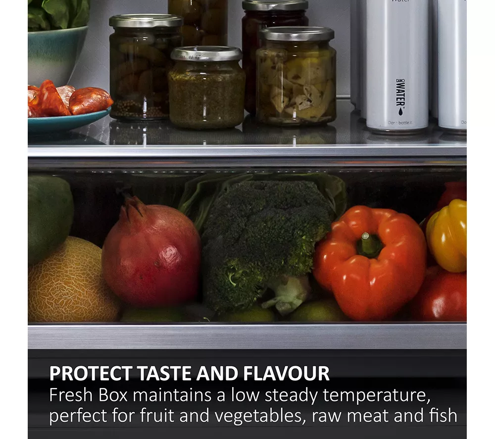 HAIER HBQW5518EK-UK Integrated Smart 70/30 Fridge Freezer - Sliding Hinge
