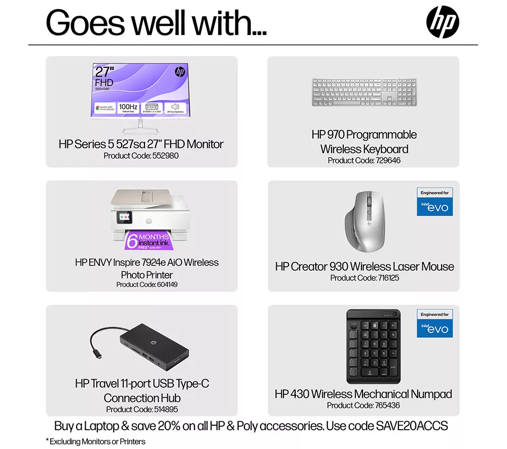 HP OmniBook 5 14" 2 in 1 Laptop - Intel® Core™ i5, 512 GB SSD, Silver