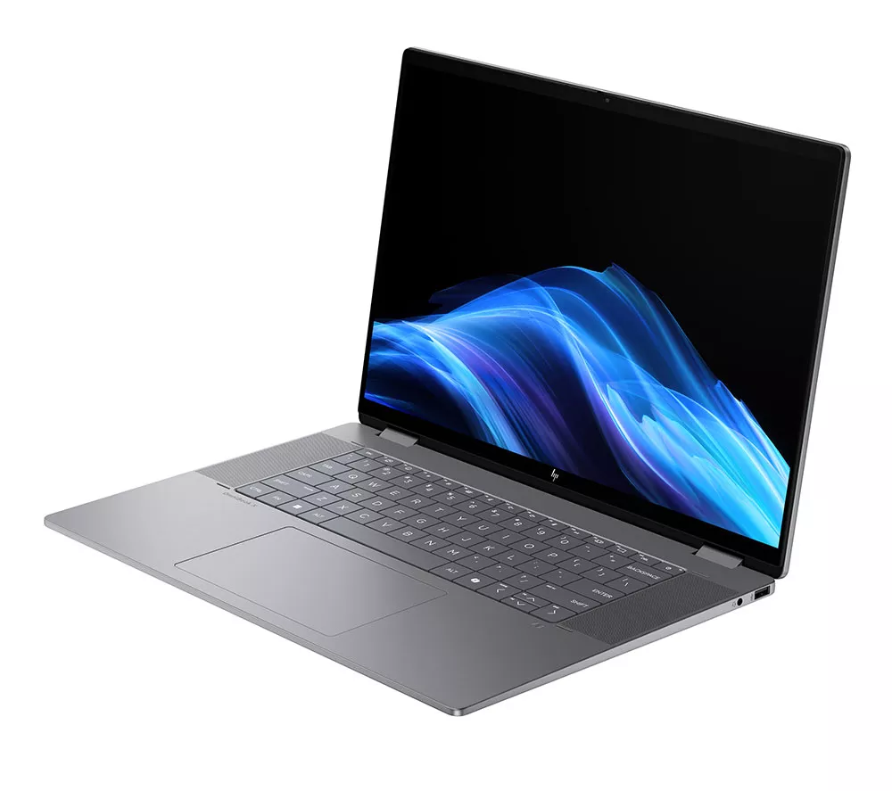 HP OmniBook X Flip NGAI 16" 2 in 1 Laptop - AMD Ryzen AI 7, 512 GB SSD, Meteor Silver