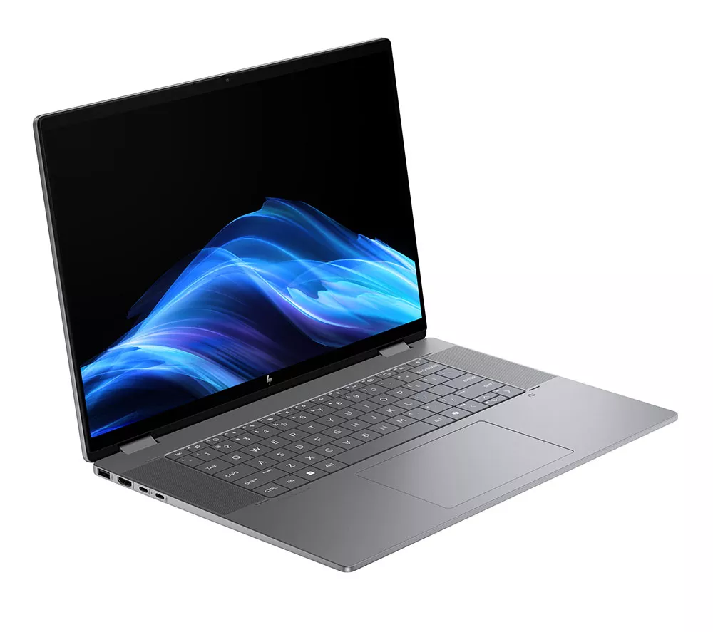 HP OmniBook X Flip NGAI 16" 2 in 1 Laptop - AMD Ryzen AI 7, 512 GB SSD, Meteor Silver
