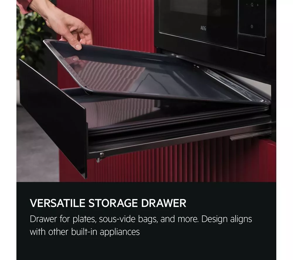 AEG OD8K11B Warming Drawer - Gloss Black - Image 3