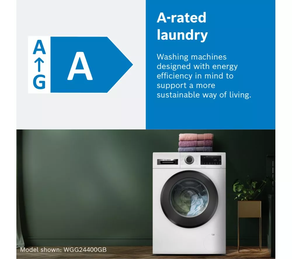 BOSCH Series 6 WGG254F1GB iDos AntiStain 10 kg 1400 Spin Washing Machine - White