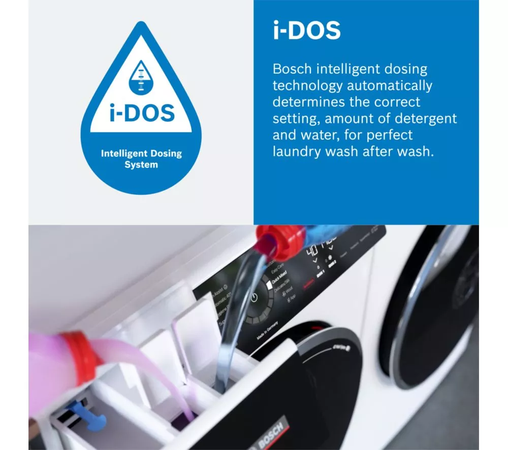 BOSCH Series 6 WGG254F1GB iDos AntiStain 10 kg 1400 Spin Washing Machine - White