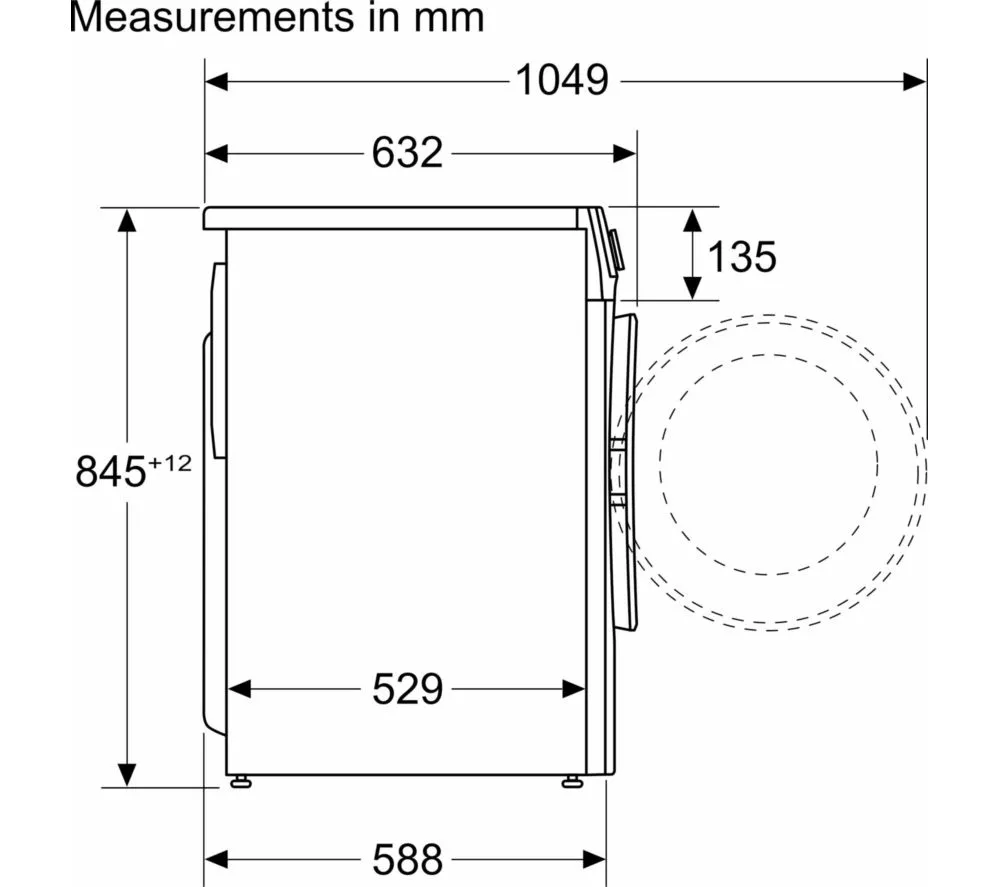 BOSCH Series 6 WGG254F1GB iDos AntiStain 10 kg 1400 Spin Washing Machine - White