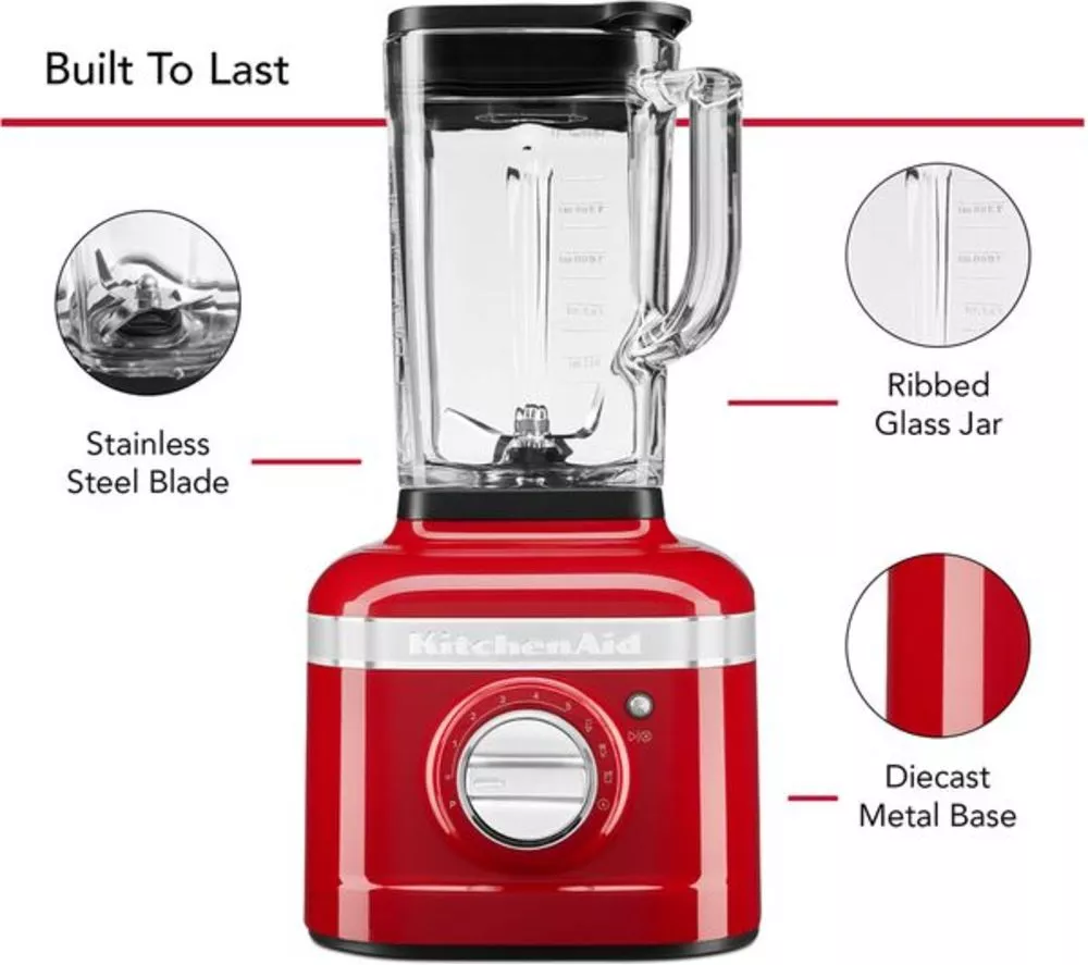 KITCHENAID Artisan K400 Blender - Empire Red - Image 4