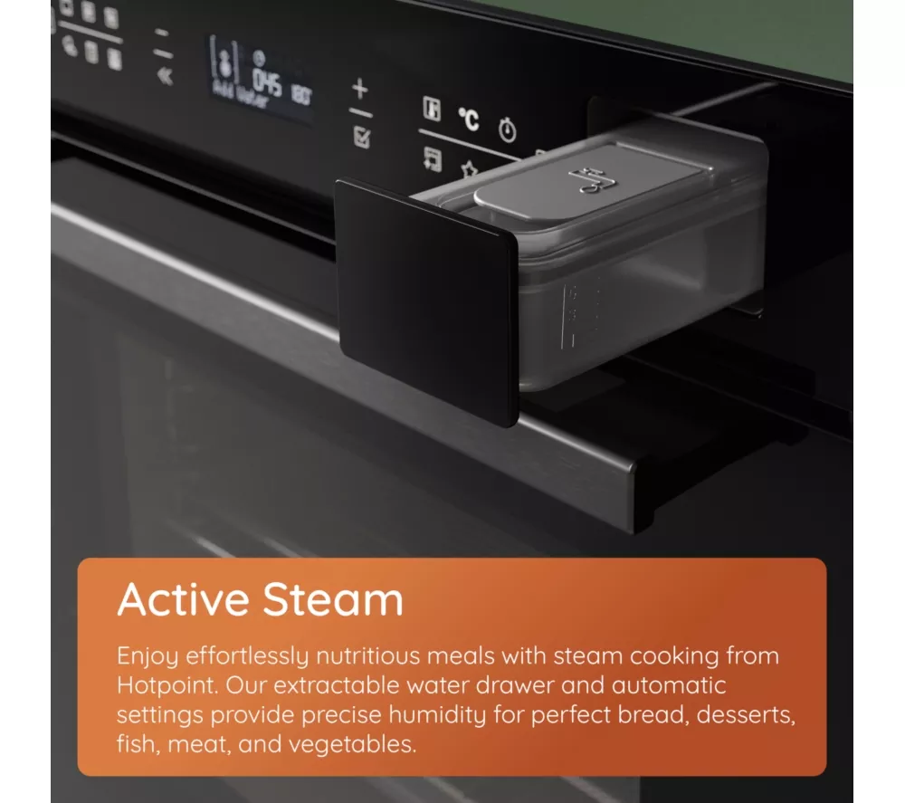 HOTPOINT Class 6 ActiveMultiflow HOI6A8PT1SXUK Electric Pyrolytic Steam Oven - Stainless Steel