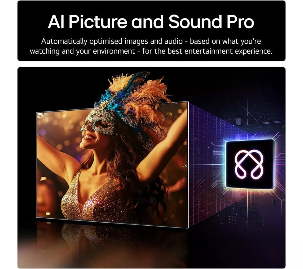 LG M5 83" OLED evo AI 4K HDR True Wireless Smart TV 2025 - OLED83M59LA