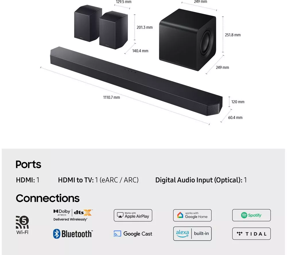 SAMSUNG HW-Q930F/XU 9.1.4 Wireless Sound Bar with Dolby Atmos & DTS Virtual:X - Image 10
