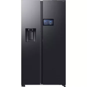 SAMSUNG Bespoke AI Series 9 AI Home RS90F64EDFEU American-Style Smart Fridge Freezer - Black