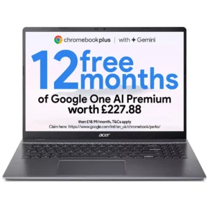 ACER 516 16" Chromebook Plus - Intel® Core™ i5, 256 GB SSD, Grey