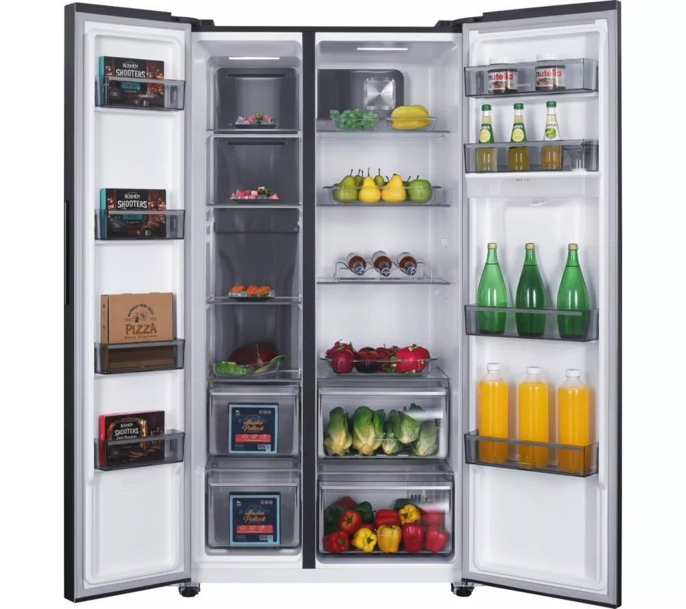 KENWOOD KSBSDXD25 American-Style Fridge Freezer - Inox