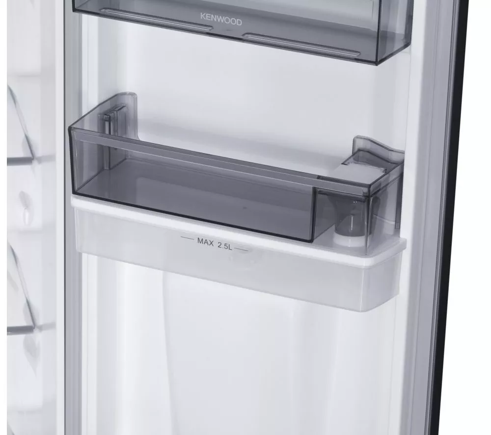 KENWOOD KSBSDXD25 American-Style Fridge Freezer - Inox