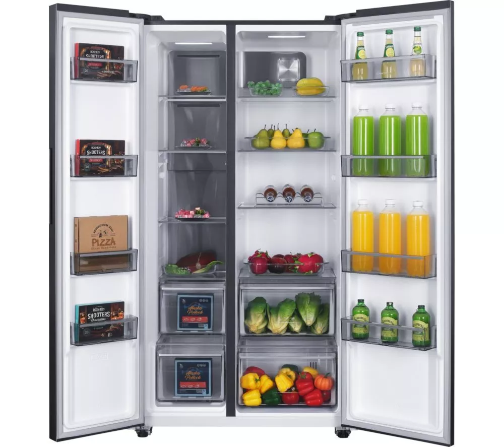 KENWOOD KSBSXD25 American-Style Fridge Freezer - Inox