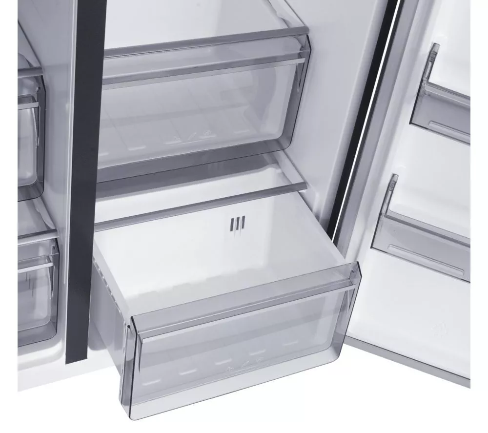 KENWOOD KSBSXD25 American-Style Fridge Freezer - Inox