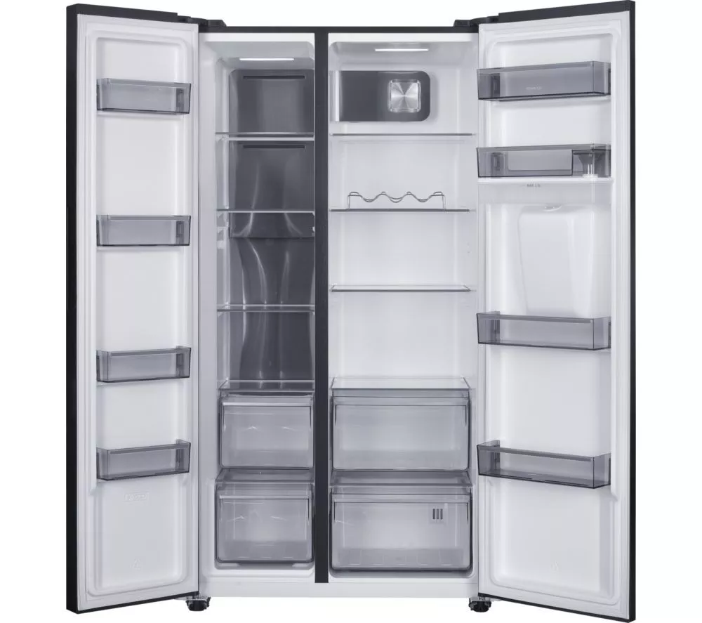 KENWOOD KSBSDBD25 American-Style Fridge Freezer - Black