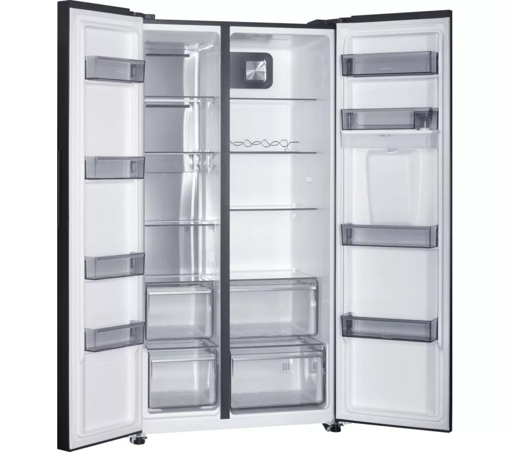 KENWOOD KSBSDBD25 American-Style Fridge Freezer - Black