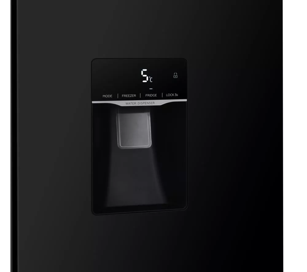 KENWOOD KSBSDBD25 American-Style Fridge Freezer - Black