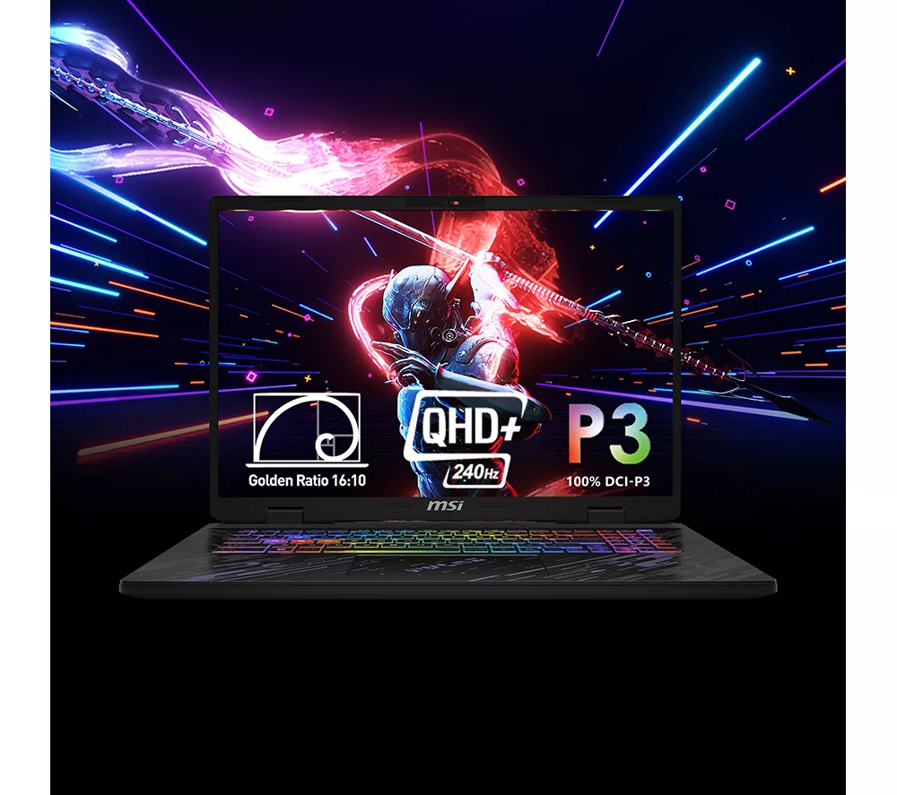 MSI Pulse A16 AI+ C3HWGKG 16" Gaming Laptop - AMD Ryzen AI 7, RTX 5070, 1 TB SSD