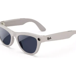 RAY-BAN Meta Skyler Glasses - Shiny Chalky Gray, Clear to Sapphire Transitions