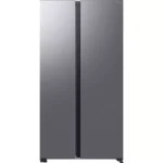 SAMSUNG Bespoke AI Series 6 SpaceMax RS70F65QETEU American-Style Smart Fridge Freezer - Silver
