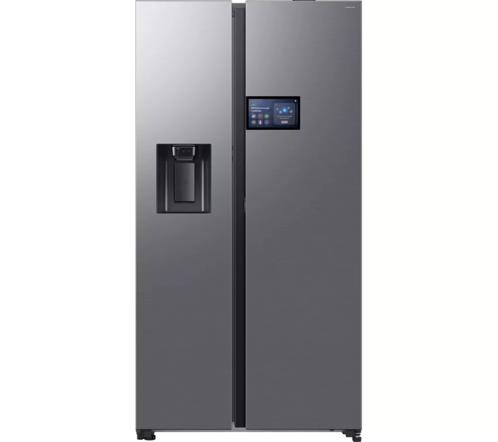 SAMSUNG Bespoke Series 9 AI Home RS90F64EETEU American-Style Smart Fridge Freezer - Silver