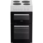 INDESIT ITE5EMW 50 cm Electric Solid Plate Cooker - White