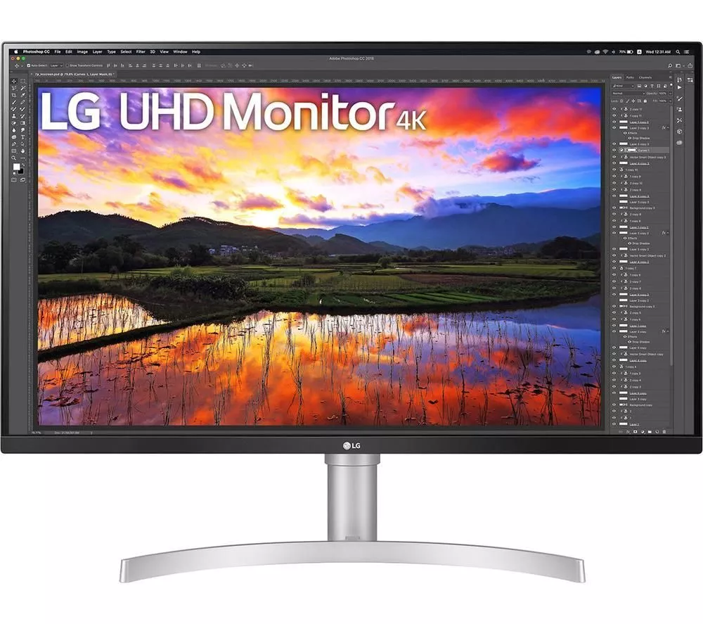 LG UltraFine 32UN650K-W 4K Ultra HD 32" LED Monitor - Black