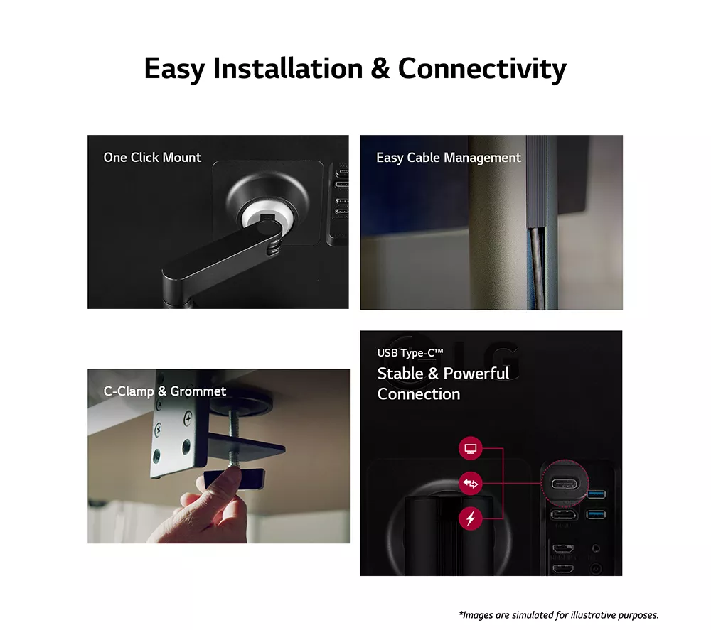 LG UltraFine Ergo 32UN880-B.AEK 4K Ultra HD 31.5" Nano IPS LCD Monitor - Black - Image 8