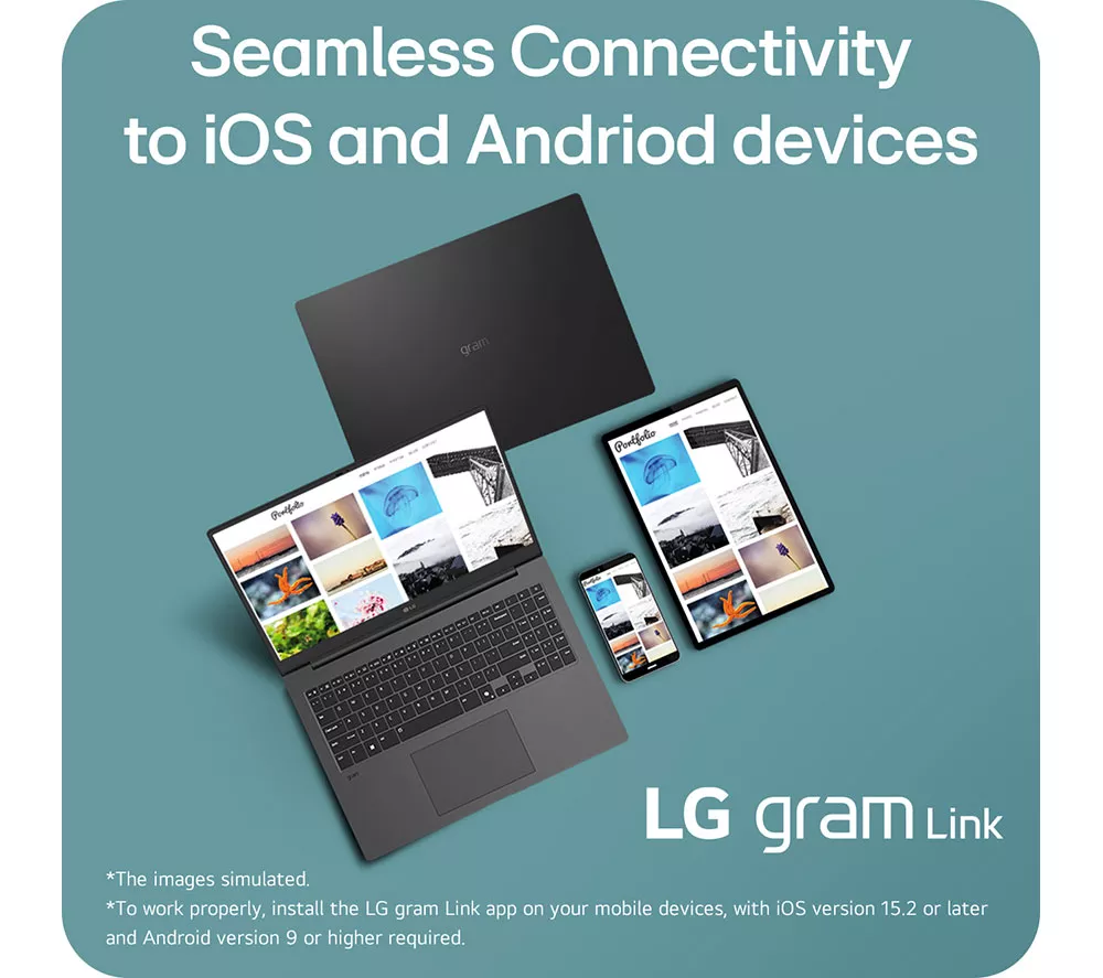 LG gram 17 17Z90TL-G.AU88A1 17" Laptop, Copilot+ PC - Intel® Core™ Ultra 7, 1 TB SSD, Black - Image 10